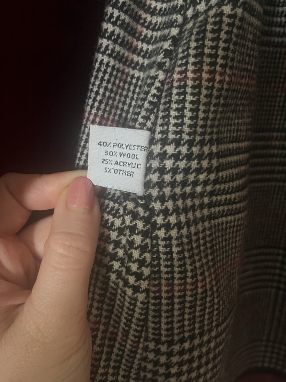Vintage Burgundy Trench Coat - Picture 4 of 8